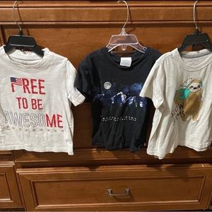 Size 3T tee bundle with 3 tops